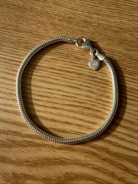 Silver Bracelet with Lobster Clasp by Michael Anthony 7 inches
